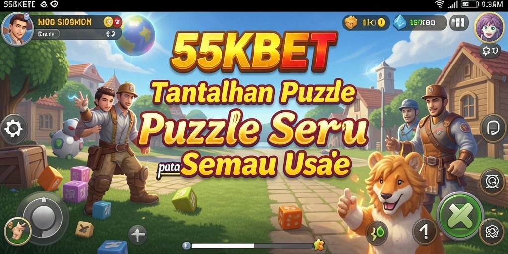 Gameplay seru 55KBET dengan tantangan puzzle menarik.