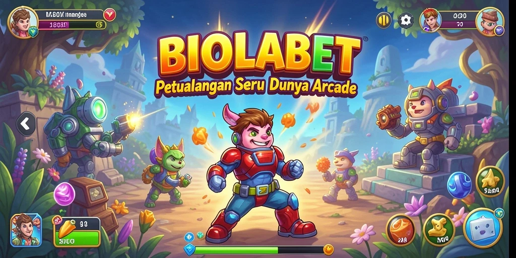 Tampilan gameplay seru BIOLABET yang menantang.