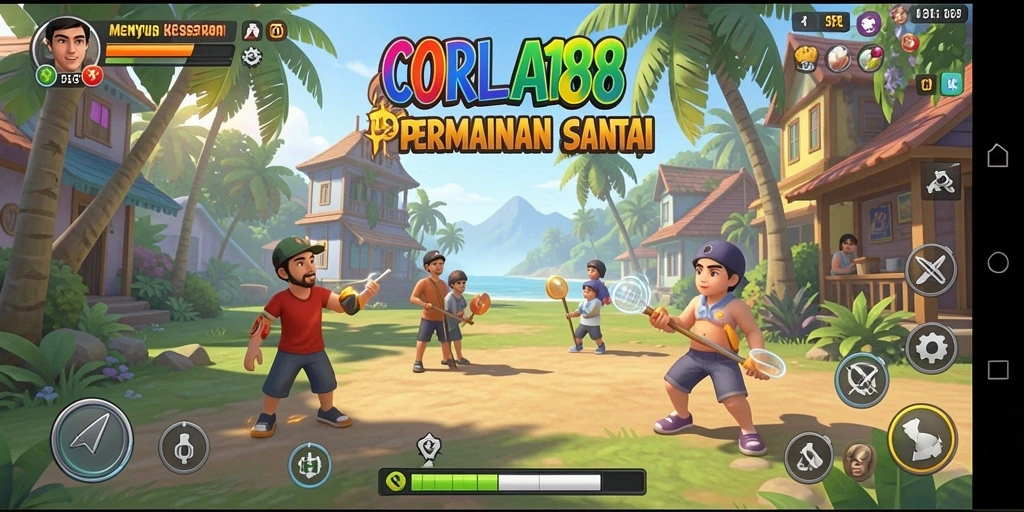 Screenshot gameplay CORLA188 menunjukkan suasana seru dan ceria permainan Casual.