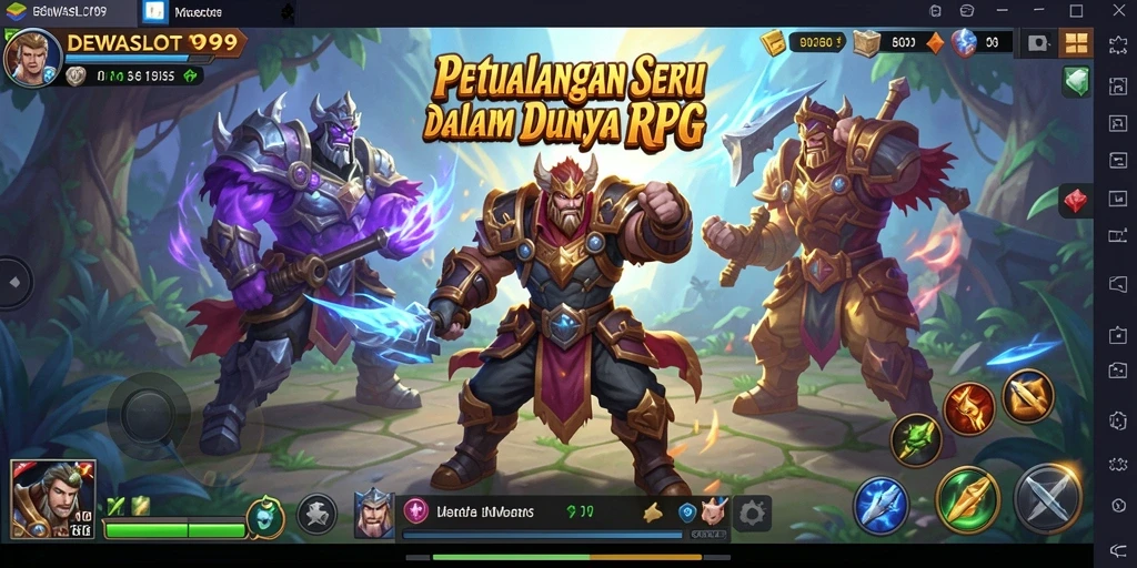 Gameplay menarik dari DEWASLOT99 di dunia RPG.