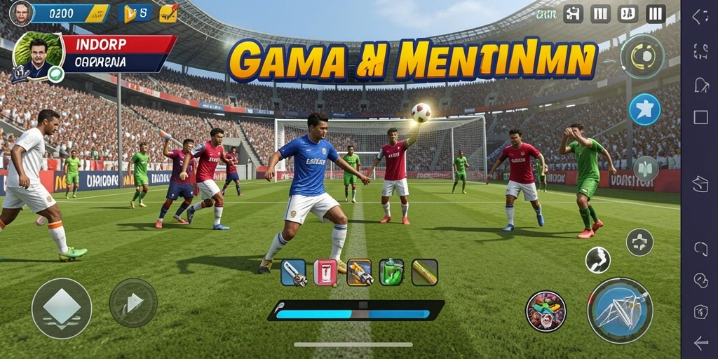 Tampilan gameplay <strong>INDORP</strong> yang seru dan menegangkan saat bertanding.