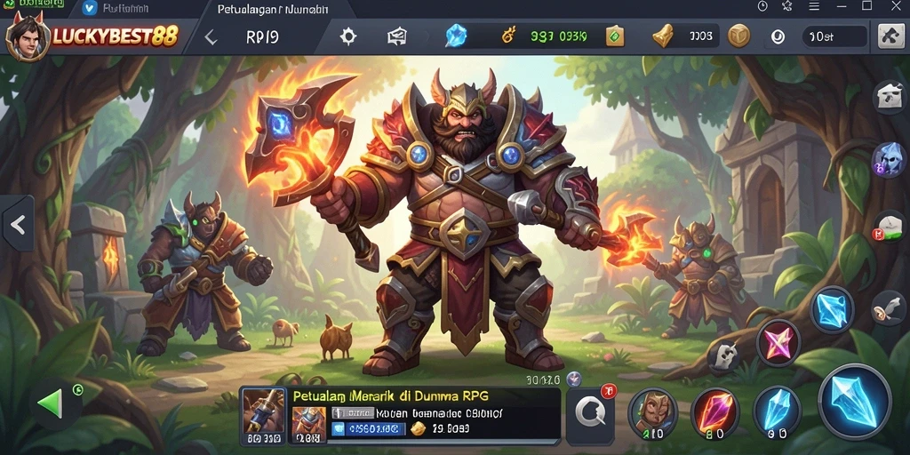 Tampilan gameplay LUCKYBEST88 yang menantang dan penuh aksi.