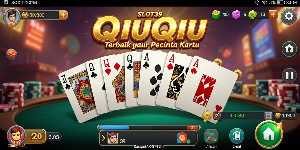 Tampilan menarik dari gameplay QiuQiu SLOT39 yang menegangkan.