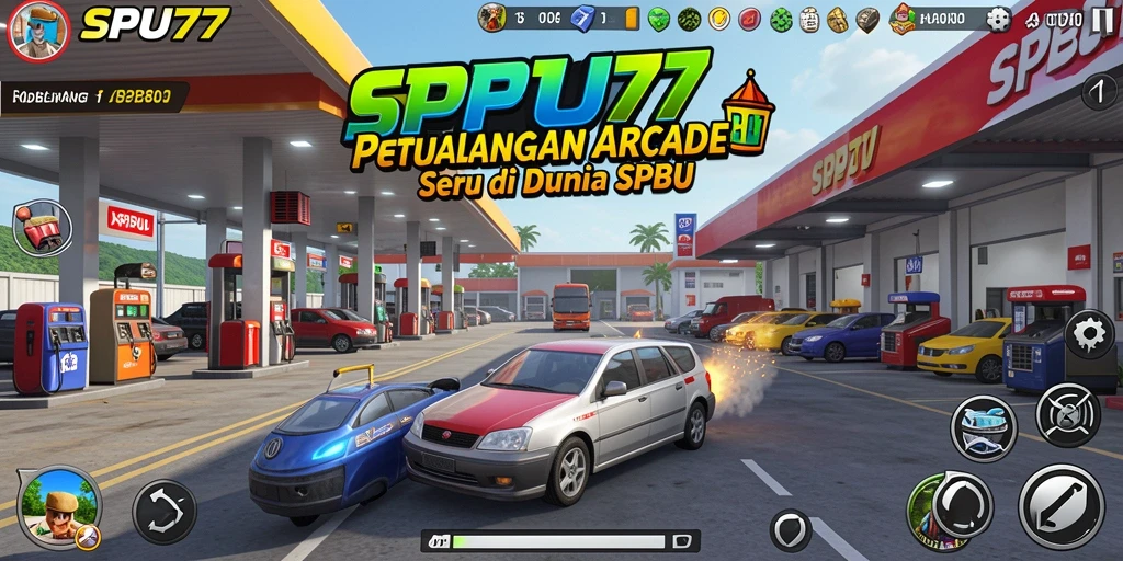 Tampilan gameplay SPBU77 yang menantang dan seru.
