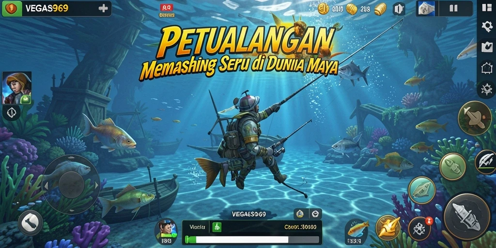 Tangkapan besar di tengah lautan yang indah.